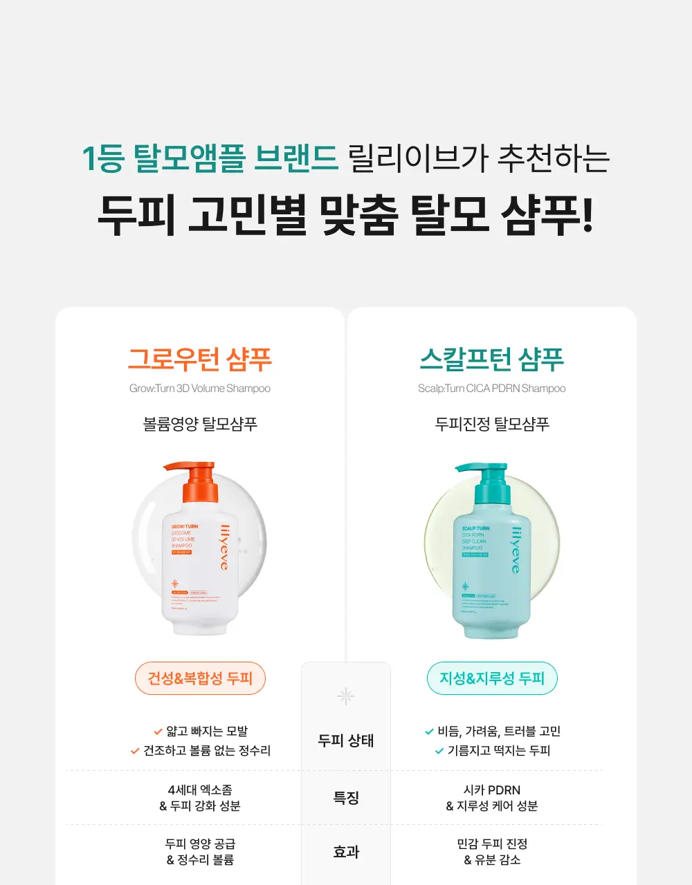 [포켓몬 에디션][비듬/각질케어]릴리이브 스칼프턴 시카 PDRN 딥클린 샴푸 500g 2종 택1 상세페이지 70